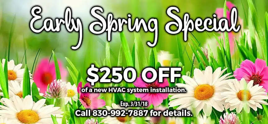 Install A New HVAC System This Early Spring To Receive $250