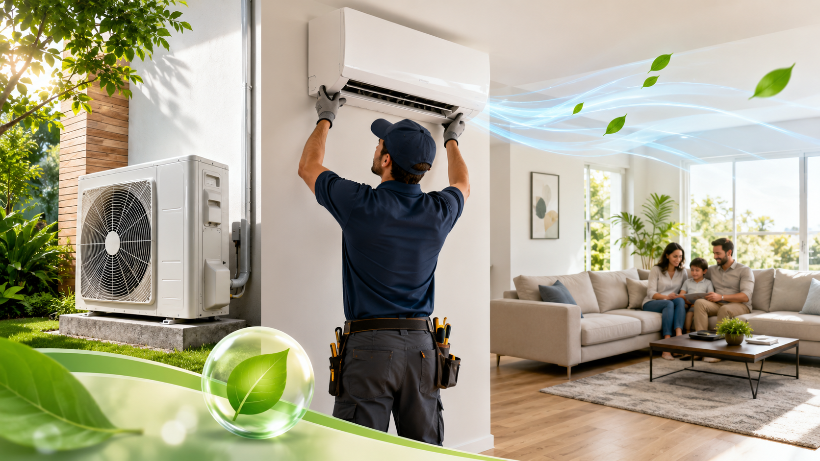 energy-efficient ac installation