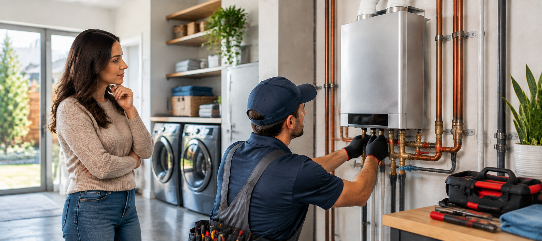 tankless water heater installation